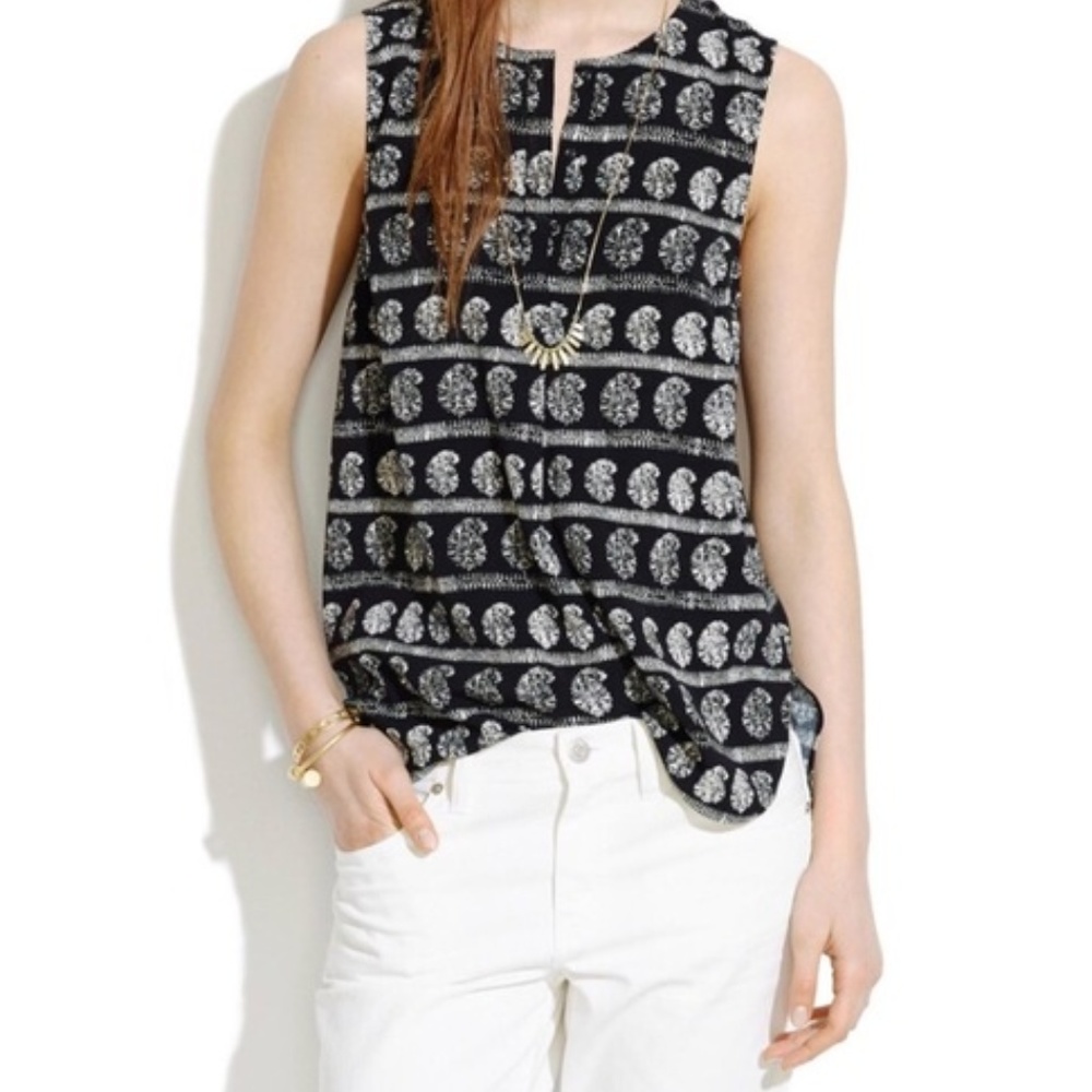 Madewell Novella Tank in Moroccan Stripe Size S